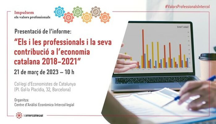 Los y las profesionales y su contribución en la economia catalana 2018-2021