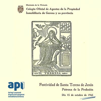 Santa Teresa de Jesus, patrona de los API
