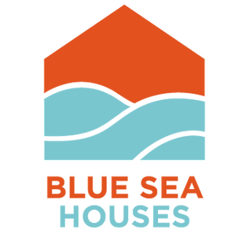 Blue sea  houses
