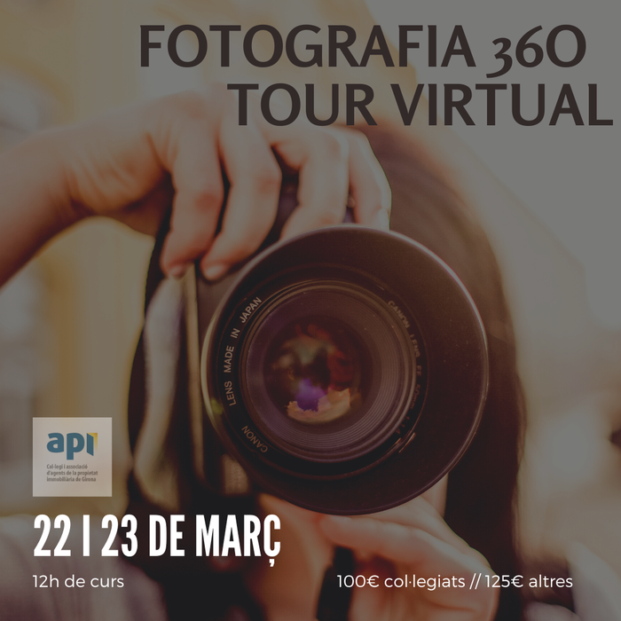 Taller de fotografia de 360º i tour virtual
