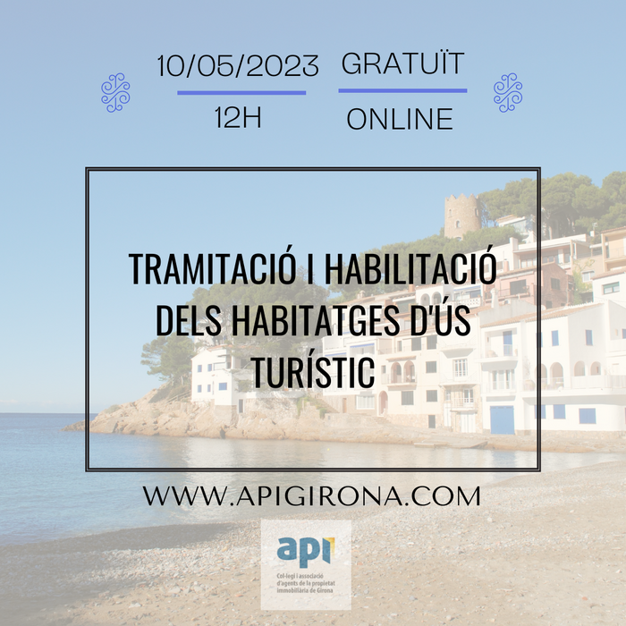 Tramitació i habilitació dels habitatges d'ús turístic