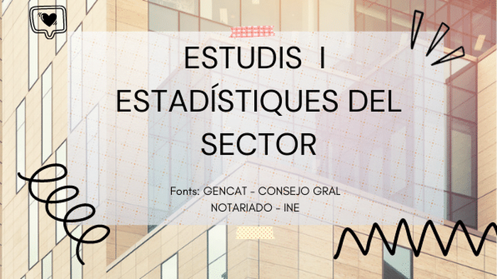 Studies and statistics of the sector