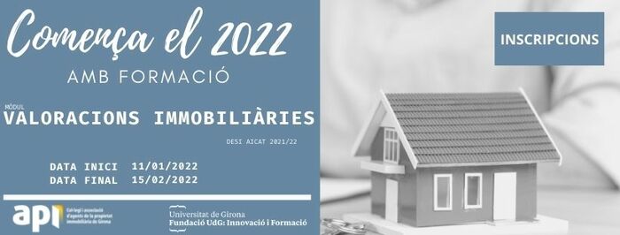 CURS:VALORACIONS IMMOBILIÀRIES