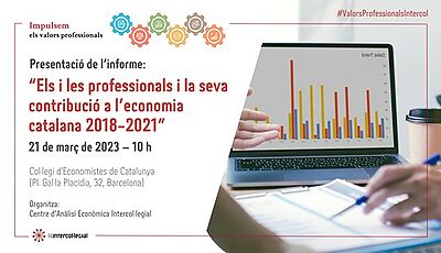 Els i les professionals i la seva contribució a l’economia catalana 2018-2021